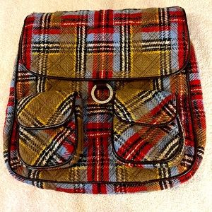 Highland Plaid Tweed Shoulder Bag